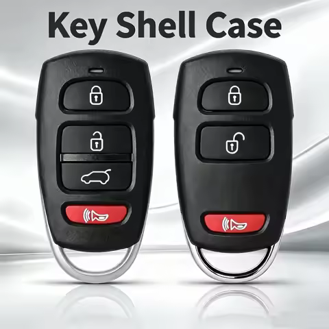 DIYKEY 3/4 Button Key Case for Kia Borrego 2009 2010 2011 Remote Key Shell Case P/N: 95430-2J200