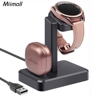 Miimall Active 2แท่นชาร์จไร้สาย Type-C สำหรับ Samsung Galaxy Buds Charger,เครื่องชาร์จนาฬิกาใช้ได้กับ Active 2 /Samsung Galaxy Watch 3/4/4 Classic