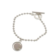 Gucci G-Charm 原子鏈手鍊，925 純銀，貨號 0715 [二手] GUCCI