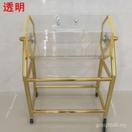 Program Activity Box Black Red Acrylic Transparent Box Tea Box Hand Lottery Lottery Lottery Roller H