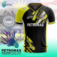 Malaysia open 2023 Badminton Jersey Custom Name Malaysia Jersey Yonex 2023 Victor Petronas Jersey Pr