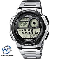 Casio AE-1000WD-1A World time illuminator Sports Digital 100M Men's Watch