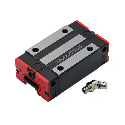 HGH20CA Linear Guide Block HGR20 Square Carriages with Grease Nipple Linear Rail Bearing For CNC Rou