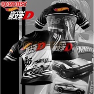 Hotwheels Initial D AE86 Sublimation Tshirt | Baju Initial D | For Collector