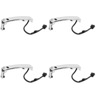 4X Car Chrome Outside Left Door Handle For Nissan Rogue 2010-2013 80640-Ca012 80640Ca012 80645-Ca000