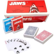 (1 Dozen) Jaws 1001 Casino Poker Playing Card 52 + 4 Joker Deck (Extra Thick) / Jaws Poker Playing C