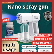 [Ready]Sanitizer Spray Disinfection Machine Blue Ray Disinfectant Spray Gun UV Nano Atomizer K5