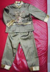 兒童唐裝 幼童中國服 功夫裝 過年穿龍袍 表演服裝