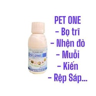 Chế phẩm phòng trừ côn trùng Pet One (Mát cây) kiến ruồi bọ trĩ nhện cây trồng Mai Vàng - chai 100ml