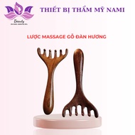 6-Claw Wooden Scalp Massage Comb, Neck Shoulder Massage Comb