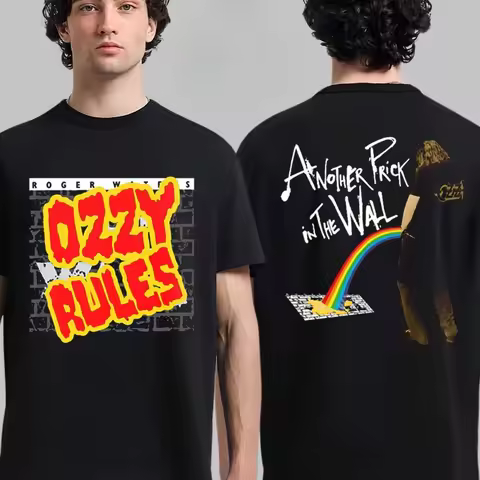 2026 Ozzy Osbourne Cotton Band Shirt Unisex Summer Short Sleeve Fashion Brand Tee Luxury Casual Vint