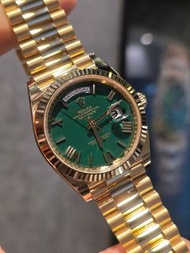 全新 ROLEX DAYDATE #228238 綠面 (12月2025證)