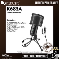 FIFINE K683A USB Desktop PC Microphone Studio Condenser Mic (K-683A / K 683A)