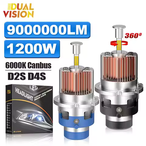 360 Led D4S D2S D2R D4R Car Headlight Canbus Bulbs CSP Led Super Bright D1S D3S D1R D4R Car Bulb 12V