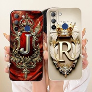 Tecno Pop 5 LTE Case Cover Luxury Fashion A-Z Letters 2D Painted Phone Case Tecno BD4 BD4i BD4a