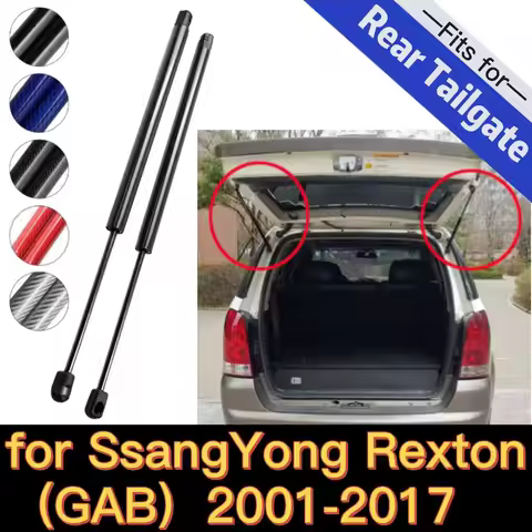 Rear Trunk Gas Struts for SsangYong Rexton GAB 2001-2015 2016 2017 Tailgate Boot Lift Support Spring