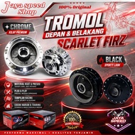 { Scarlet Racing } Front Rear Hub Drum Black Chrome F1ZR, FIZR