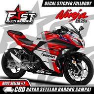 BISA COD Decal Ninja Fi 250 Fullbody Sticker Full Body Kawasaki Ninja FI 250 CC Ducati Striping Ninj