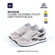 Reebok Classic Leather Utility Gray White Black Original