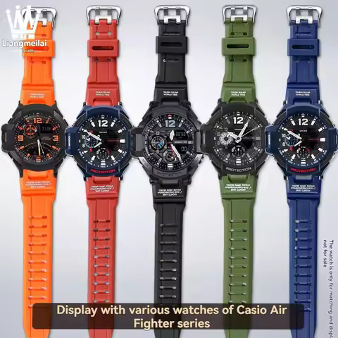 For Casio G-SHOCK Sport Watch GA-1100 GA1000/GW4000/G-1400/GWA-1000 Resin Silicone Strap Accessories