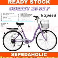 ORIGINAL Sepeda Keranjang Dewasa ODESSY 26 83 F Ukuran 26 Inch Mini 6