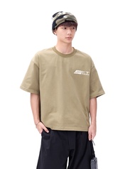 SOCIETY | SS25 Boxy Tee Olive