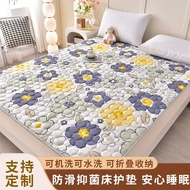 Thin Mattress Soft Cushion Household Mattress Single And Double Mattress Quilt Sheet Non-slip Mattress Protector Washabl