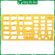 WIN K Resin Flow Chart Symbol Drafting Template Ruler Stencil Measuring Tool Student