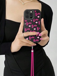 1 Pieza De Lindo Estuche De Teléfono Con Diseño De Corazón De Dibujos Animados Con Cordón Para Iphone 15 Pro Max, Estuche Protector Rosa Para Bebés A Prueba De Golpes Para Iphone11, Estuche Protector Desmontable Con Cordón Para Galaxy A14/ Galaxy A15/ Galaxy A05/ Galaxy A05s, Hermoso Estuche Para Galaxy S23 Ultra/galaxy S24/galaxy S24 Ultra, Estuche Con Cordón Con Colgante Cruzado Para Oppo Reno 6 Lite, Estuche De Lujo Para Mujeres Para Redmi 12c/redmi 13c, Cubierta Protectora De Cuerpo Completo Para Xiaomi 11t/11t Pro.