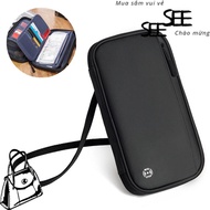 SINSIN Family Passport Holder Portable Travel Organizer Document