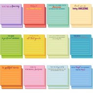 12 Pcs Employee Appreciation Sticky Notes Thank You Gifts Bulk Note Pads with Sayings Teacher Gift M