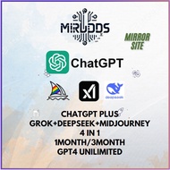 Private Chatgpt plus+Grok3+midjourney+deepkseek Mirror site 4 IN 1