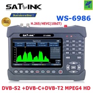 Mastersat SATLINK WS-6986 เครื่องวัดสัญญาณ ทีวีดิจิตอล ดาวเทียม และกล้องวงจรปิด DVB-S2 + DVB-C + DVB