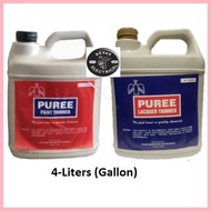 【Hot】 PUREE PAINT THINNER &amp; LACQUER THINNER 4 Liter GALLON 100% ORIGINAL by POURI