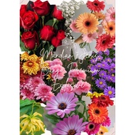 SET MANDIAN 7 JENIS BUNGA SEGAR SIAP RUKYAH