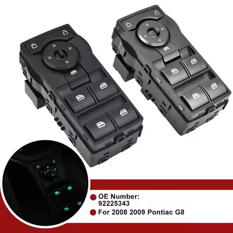 Car 92225343 92247215 Power Window Switch LED Light for Holden Pontiac G8 2008 2009 Auto Parts