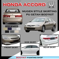 HONDA ACCORD 2004-2005 MG FULL SET SKIRTING FRONT SKIRT, SIDE SKIRT, REAR SKIRT PU BODYKIT-UNPAINT/WITH PAINTING