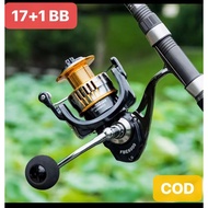 SPINNING REEL 17+1 BB FBE 2000-7000 MAX DRAG 8-10kg METAL SPOOL ONE WAY SYSTEM