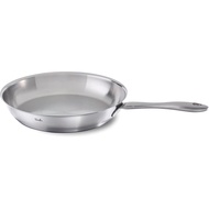 Fissler Catania Stainless Steel Frying Pan (24cm and 28cm) - Suitable for 2-3 People, Gas and Induct