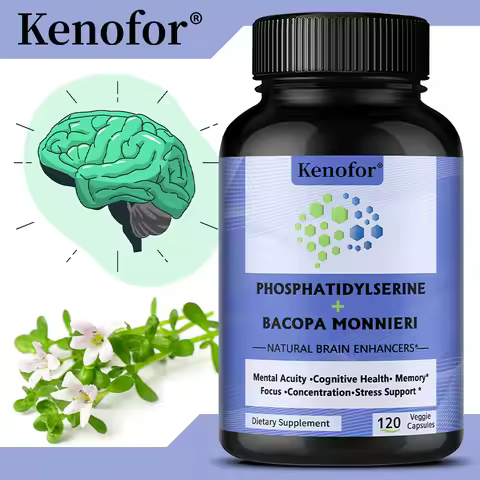 Phosphatidylserine Supplement, with Bacopa Monnieri, Brain Supplement, Supports Healthy Thinking, Me