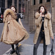 Winter Fur Lining Warm Female Jacket New Coat Women Winter Coat Belt Women Parka Warm Hooded Winter 