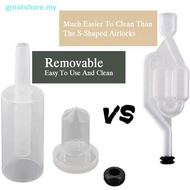 greatshore   Brewing Fermentation Airlo & Grommet & Thermometer Stiers Kit Make Beer Wine Sauerkraut