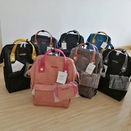 Free Gift Bag​Backpack Anello​ Mottled Canvas​ Two-Tone Color Large Size Imported Products​ H-180907