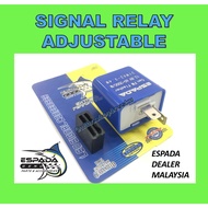 ADJUSTABLE SIGNAL RELAY ESPADA SIGNAL RELAY ADJUSTER WINKLE RELAY ESPADA ADJUSTABLE RELAY FLASHER ES