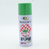 สีสเปรย์ เขียว GRASS GREEN No. 37 BOSNY Spray Paint  300g   B100#37