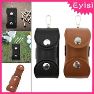 [Eyisi] Golf Ball Carrier Bag Practical Fanny Pack with Clip Small Golf Ball Bag