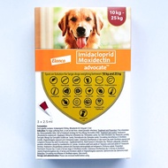 Advocate Spot-on Solution for Dogs 10-25kg Anti-tick Flea Dewormer
