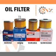 MOTORCYCLE ENGINE ELEMENT OIL FILTER FOR KAWASAKI / SUZUKI / BAJAJ / YAMAHA