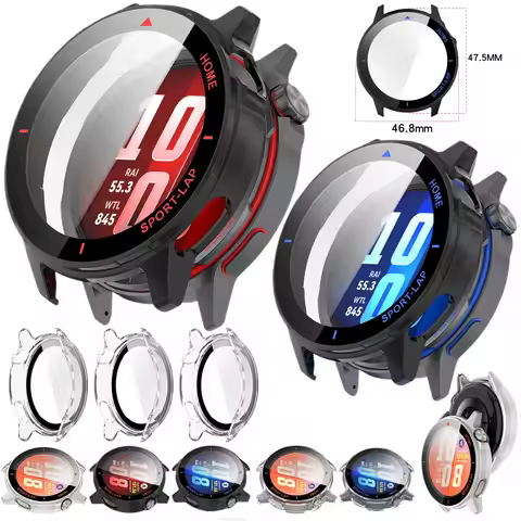 HD PC Glass Case For Huawei Watch GT Runner 2 Membrane Integration Anti Falling Protective Huawei Wa