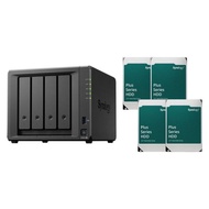Synology｜シノロジー ビジネス向け 4ベイオールインワンNASキット DiskStation DS925+ +HAT3310-8TB 4個 DS925+_HAT3310-8TB4 返品種別B